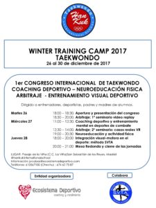 Programa Congreso Taekwondo S.V.T.A.